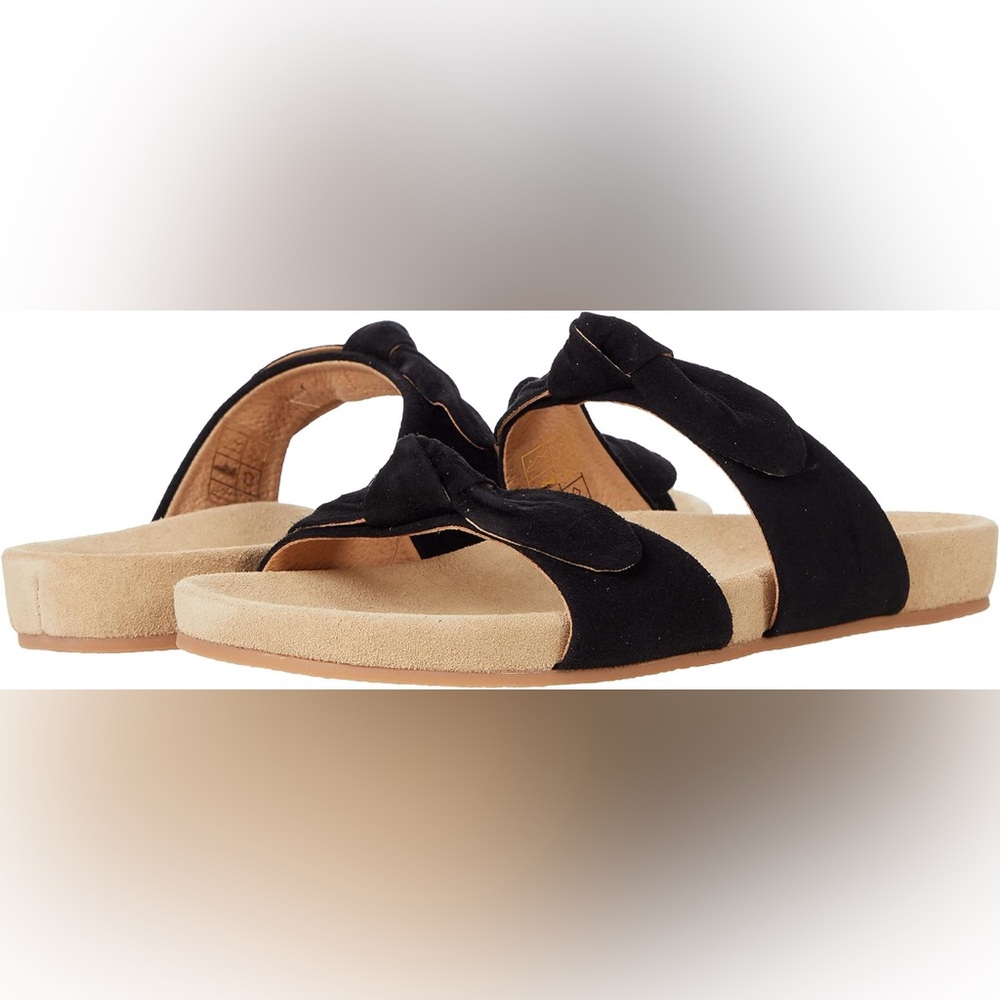 Jack Roger Black Suede Women's‎ Sandals